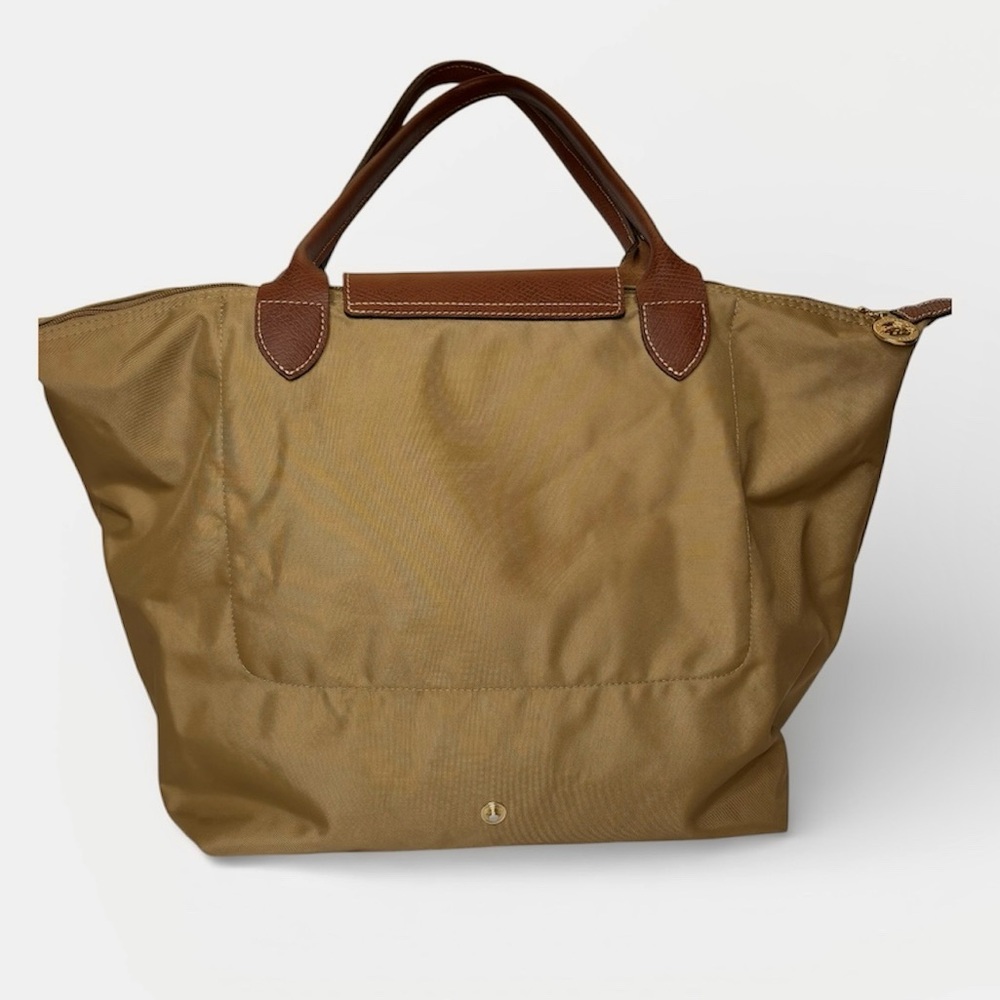 Longchamp Le Pliage Original Large Nylon Tote Bag Fawn Gold - Picture 4 of 14